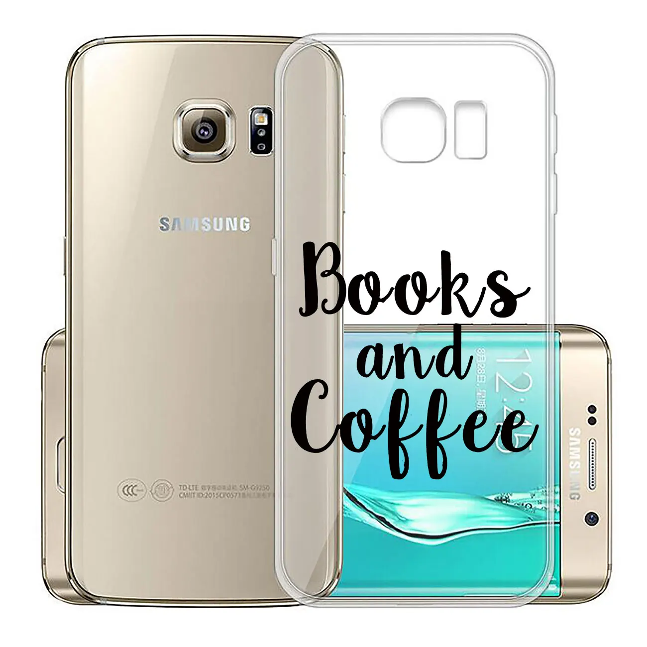 Книги и кофе перевернутый Mck Принт мягкий чехол для Samsung Galaxy J8 J7 J6 J5 J4 J3 2017 A2 Core 2016 A5