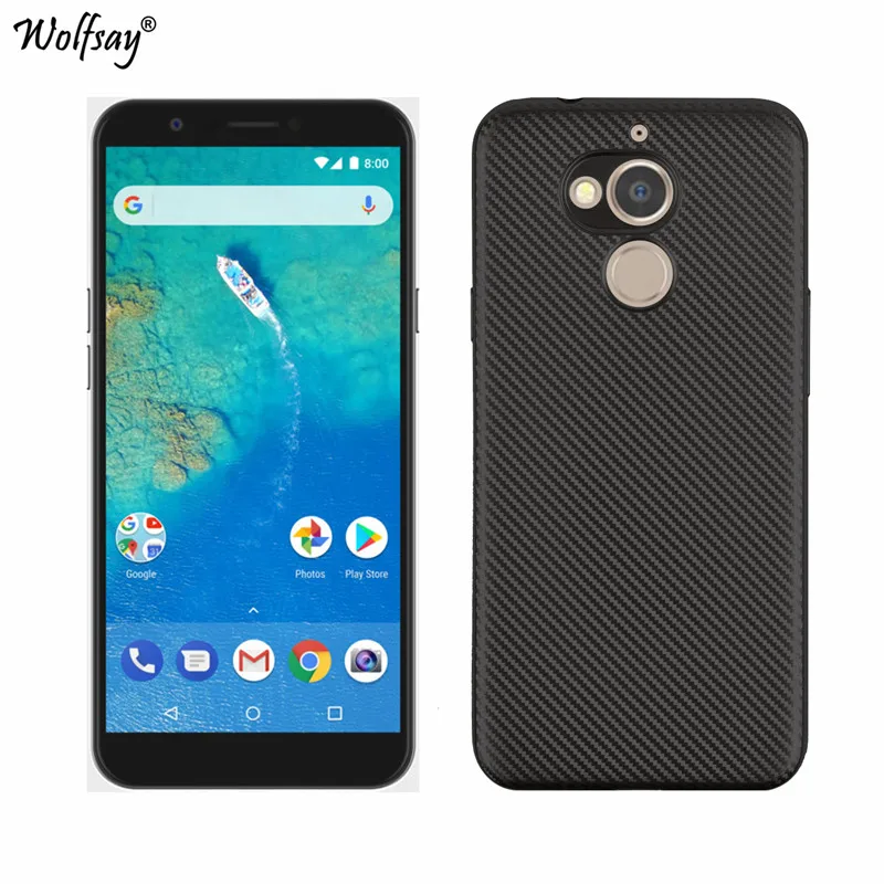 Чехол для телефона Google General Mobile GM8 роскошный углеродный мягкий чехол из ТПУ общего