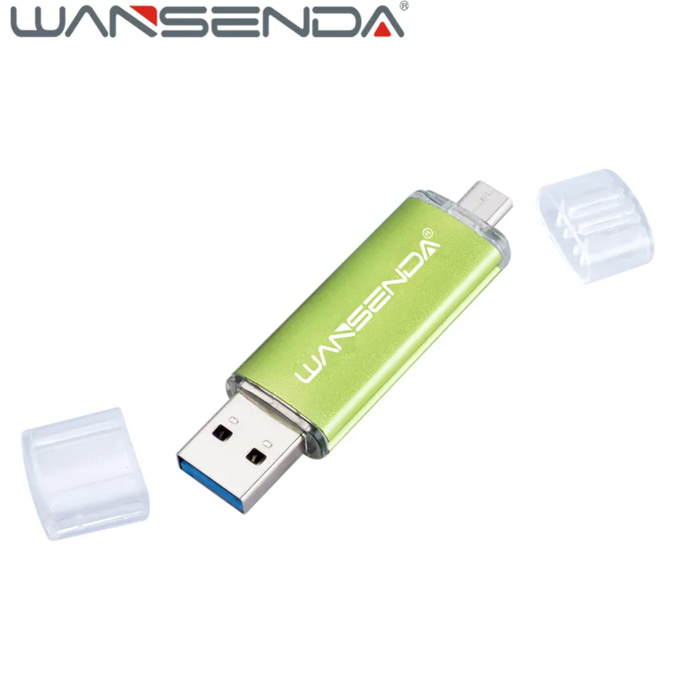 Флеш накопитель WANSENDA OTG USB 3 0 высокоскоростной флеш 256 ГБ 128 Гб 64 32 карта памяти для