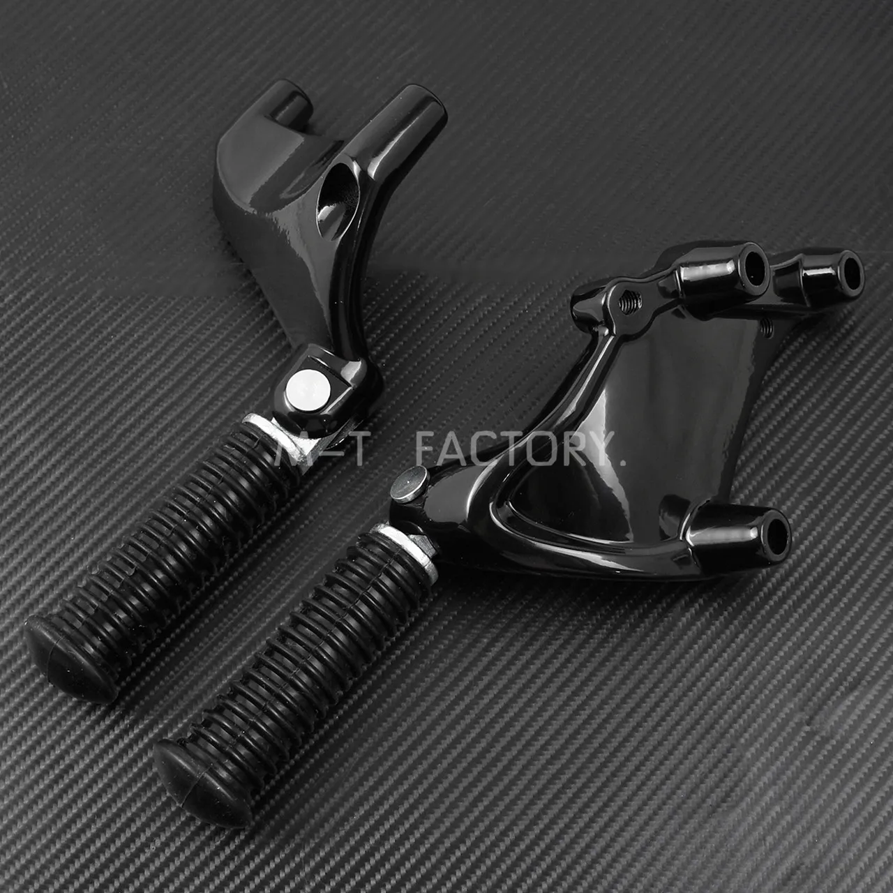 Harley Sportster XL Rear Foot Rests Pegs Pedal Back Passenger Footpeg Assembly with Mounting Kit (2014-2019) image 2