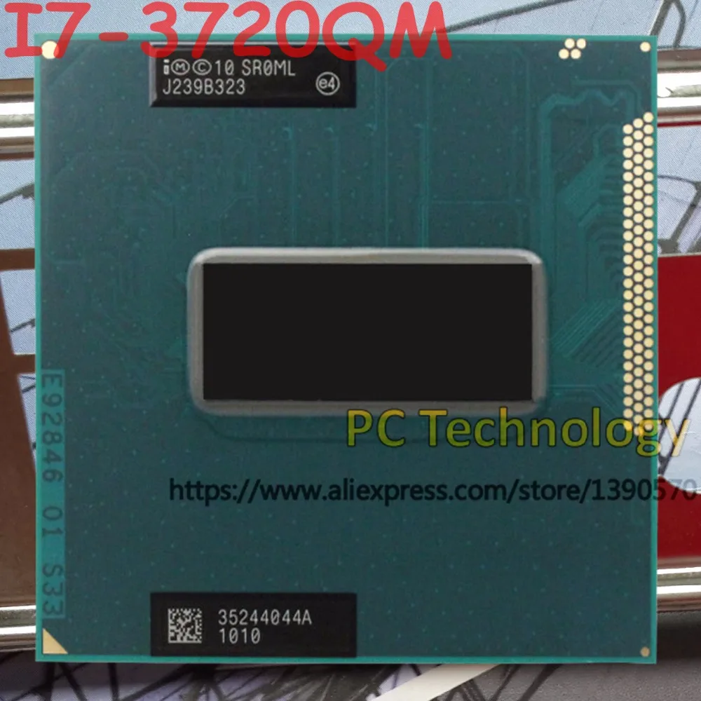 Оригинальный процессор Intel Core I7-3720QM SR0ML I7 3720QM 2 6 ГГц Мб четырехъядерный бесплатная
