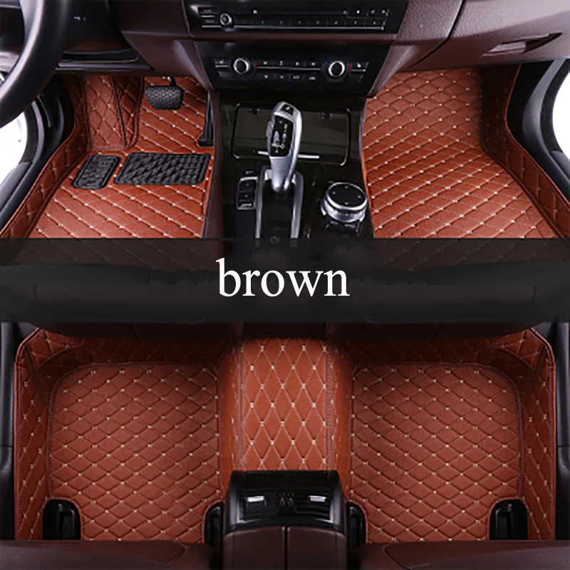 

kalaisike Custom car floor mats for Volkswagen all models polo golf tiguan Passat jetta touran touareg Phaeton car accessories