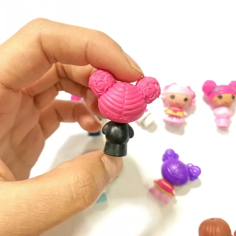 Lantiger 12 шт./лот 3 см мини куклы Lalaloopsy аксессуары