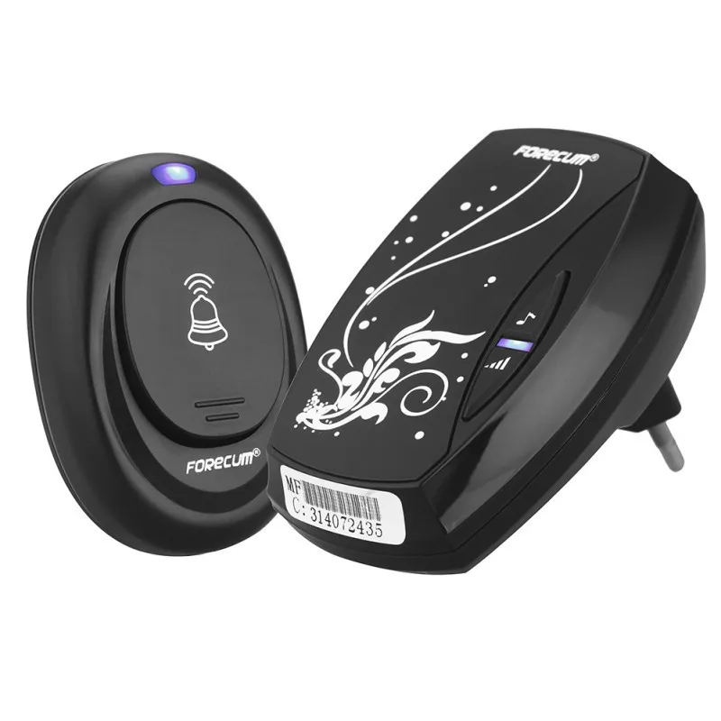 Новый Водонепроницаемый Черный дверной звонок с вилкой европейского стандарта