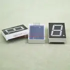 (10 шт.лот) 10 контактов 1,2 дюйма 1 бит 7 сегментный красный светодиодный дисплей общий катод цифровой дисплей