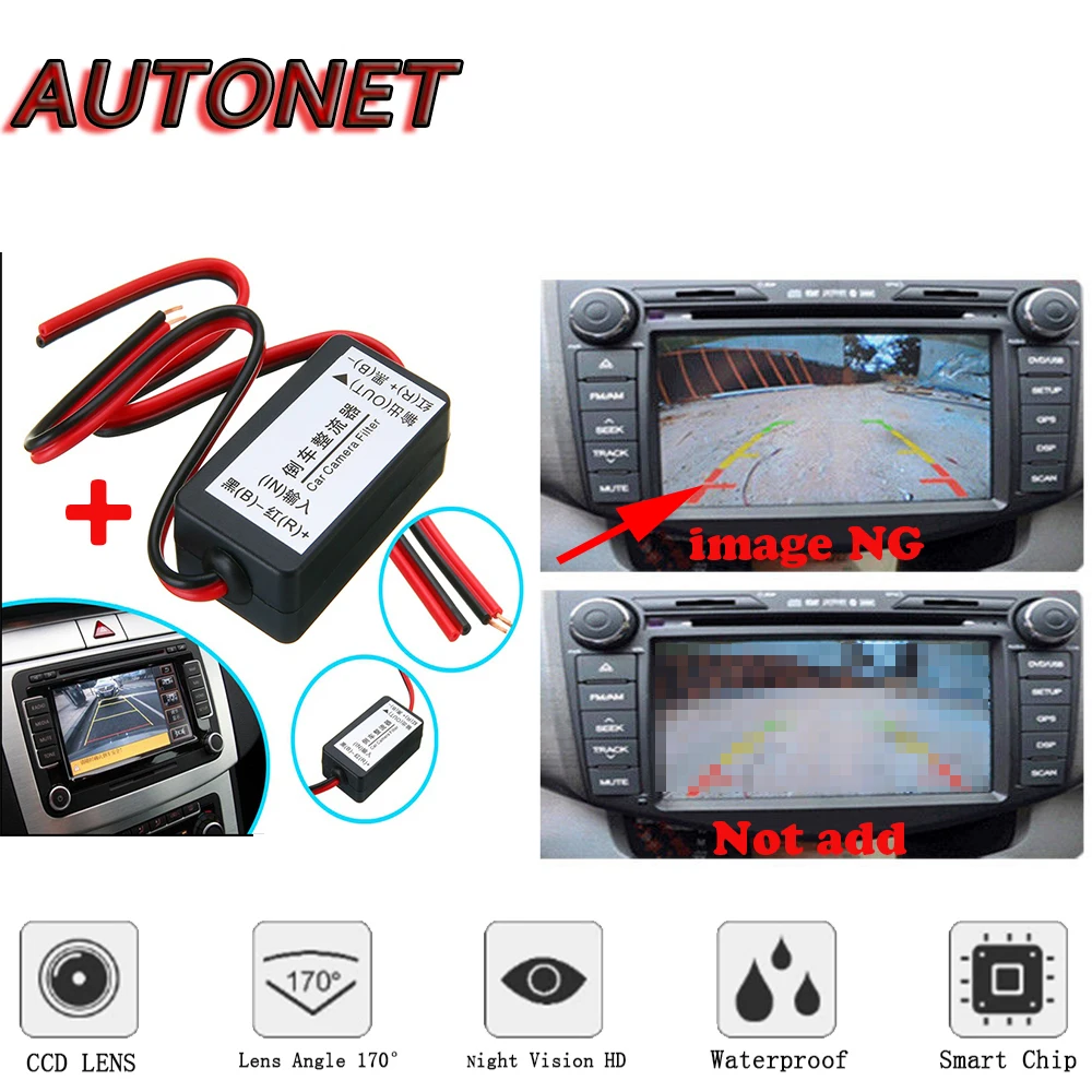 

AUTONET HD Night Vision Backup Rear View camera For BMW 3 Series F30 F31 F34 F35 2011~2018 CCD/license plate Camera or Bracket