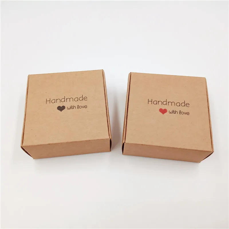 Подарочная упаковочная коробка из крафт бумаги для самолета 24 шт. конфет 6 5x6 5x3 см