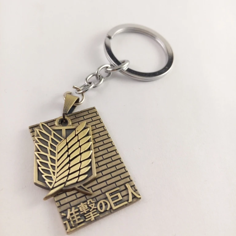 13 видов стилей игра Мода брелок Япония Аниме атака на Титанов ключи кино Сувенир