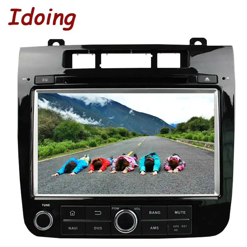 Idoing 2Din Android6.0 автомобиль видео dvd плеер 2 г + 32 руль для VW/Volkswagen Touareg 8 &quotGPS навигации