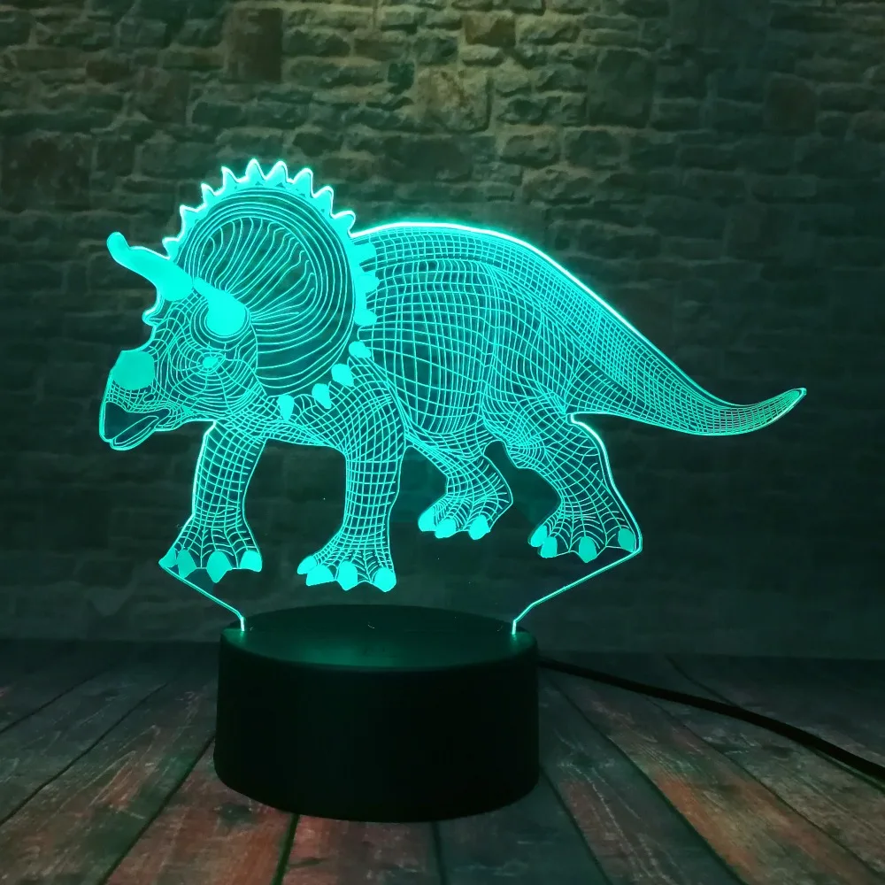 Парк Юрского периода 3D Трицератопс Динозавр Дракон модель Фигурка действие 7