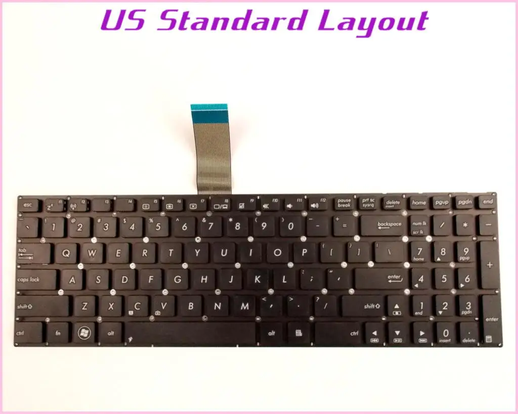 Клавиатура для ноутбука ASUS X550V X550VC X550CL X550CC X550C X550 X550CA X500D R510JK без рамки | Компьютеры