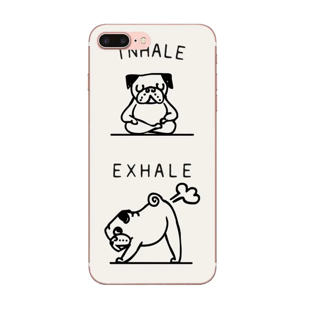 Soft Silica For Xiaomi Redmi Note 2 3 3S 4 4A 4X 5 5A 6 6A Pro Plus I Love French Bulldog With Glasses Animal On Sale Cool | Мобильные