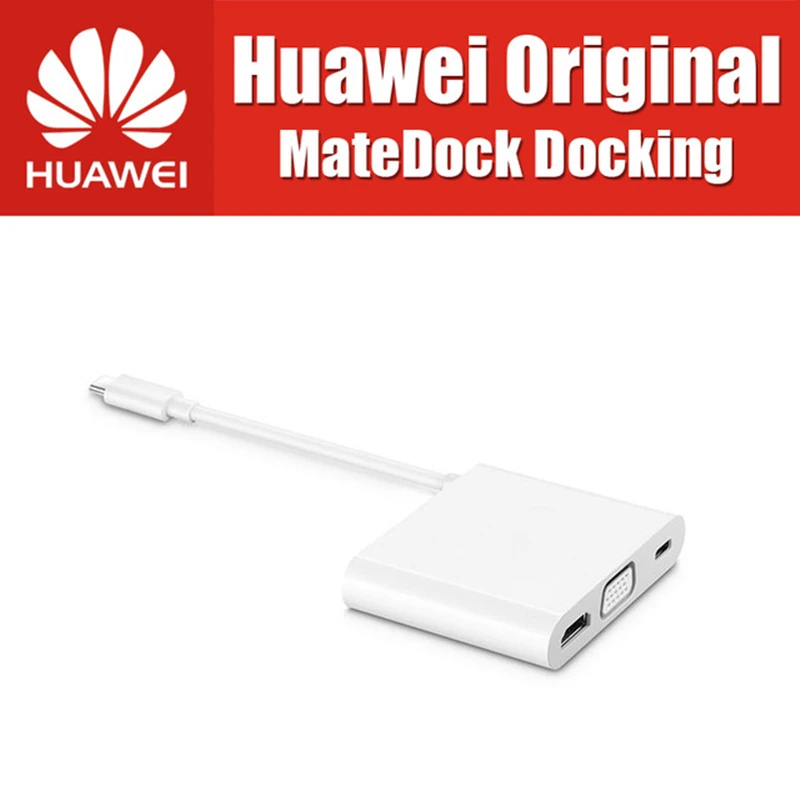 

Оригинальная док-станция для ноутбука HUAWEI MateDock 2, подходит для Mate20 Pro X MateBook D X Pro E, кабель для передачи данных для ноутбука