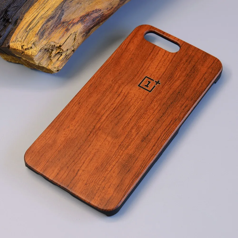 Techase PC Wood Design Phone Cases For Oneplus 5 Case Real Protection Cover One Plus 3 3T Covers Anti-knock Shockproof |