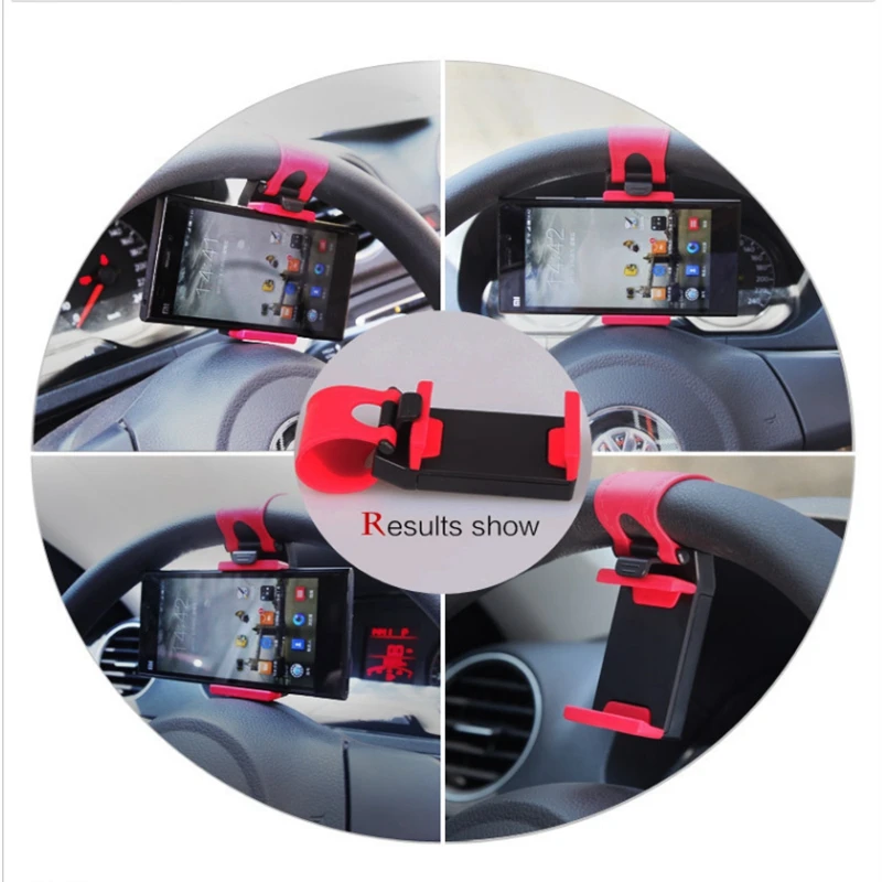 TOSPRA Car Phone Holder Mini Air Vent Steering Wheel Clip Mount Universal Handlebar Bracket In Mobile Accessories | Автомобили и