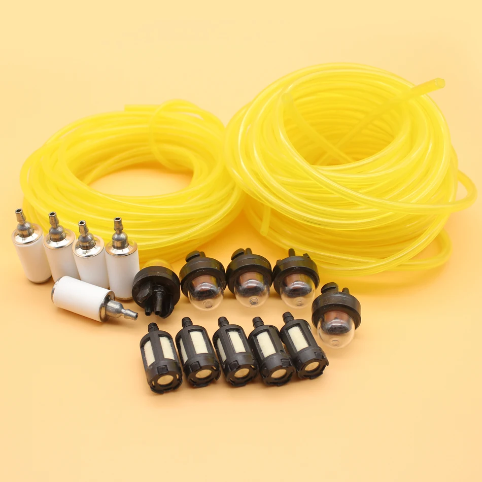 Набор трубок для бензиновых топливных линий 5 м (16 4 футов) набор фильтров триммера