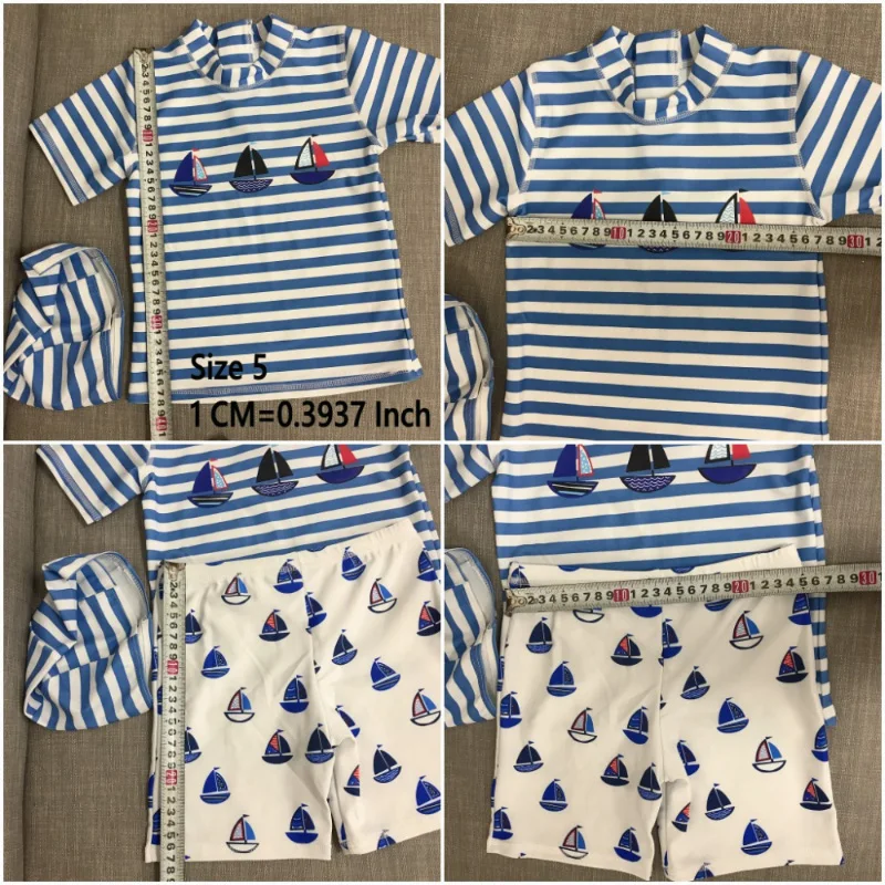 

Free Ship Baby Swimwear Boys Infant Toddler Swimwear Kids Striped 3Pcs Suit Animal Swimwear Hat+Swimwear Cute Cartoon Swimsuit
