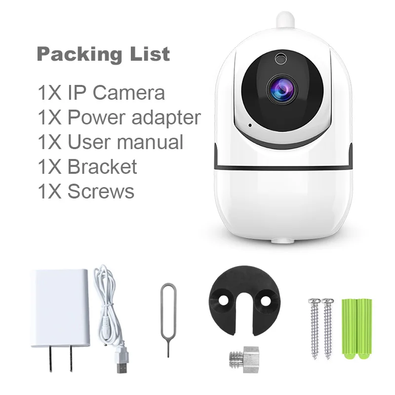 Luowice домашняя беспроводная камера безопасности IP 2.0MP HD видеонаблюдения PTZ Wi Fi