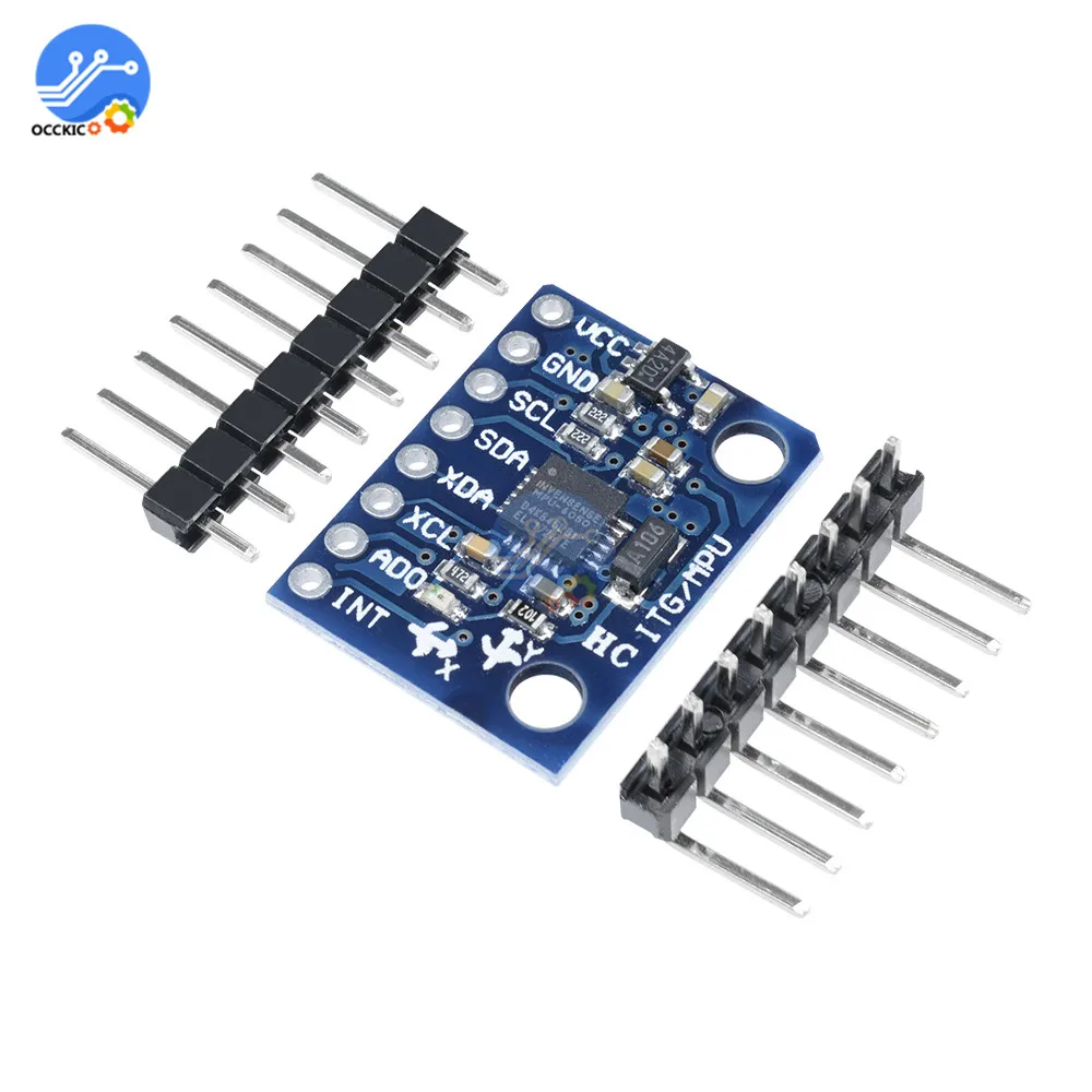 Φ GY521 GY 521 MPU6050 модуль 3 оси фотодатчики + акселерометр передача мк для arduino комплект