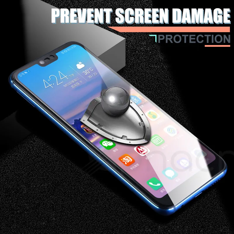 2 шт 3D полное покрытие закаленное стекло для Huawei Honor 9 Lite V10 V9 Play экран Защитная