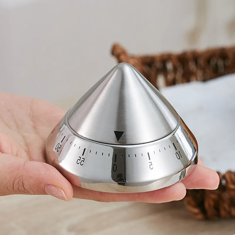 Кухонный таймер из нержавеющей стали 60 минут обратного отсчета кухонная