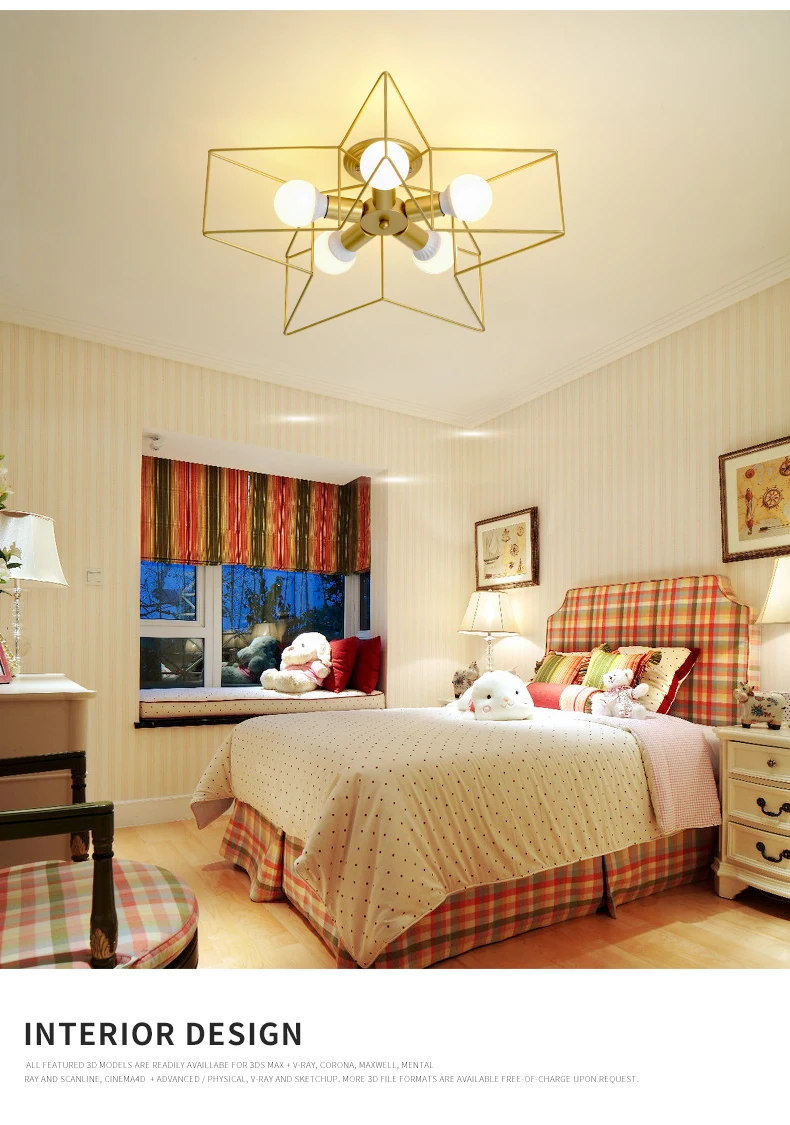 Bedroom lamp contracted and contemporary small lie master room lamp high-grade small family sitting room hotel creative dining r