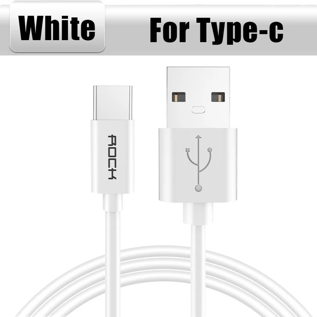 Кабель usb type-C для samsung Galaxy S9 S8 Plus 0,25 A 1 м 2 м кабель для быстрой зарядки USB-C кабель для зарядки и передачи данных для One Plus type-c - Цвет: white