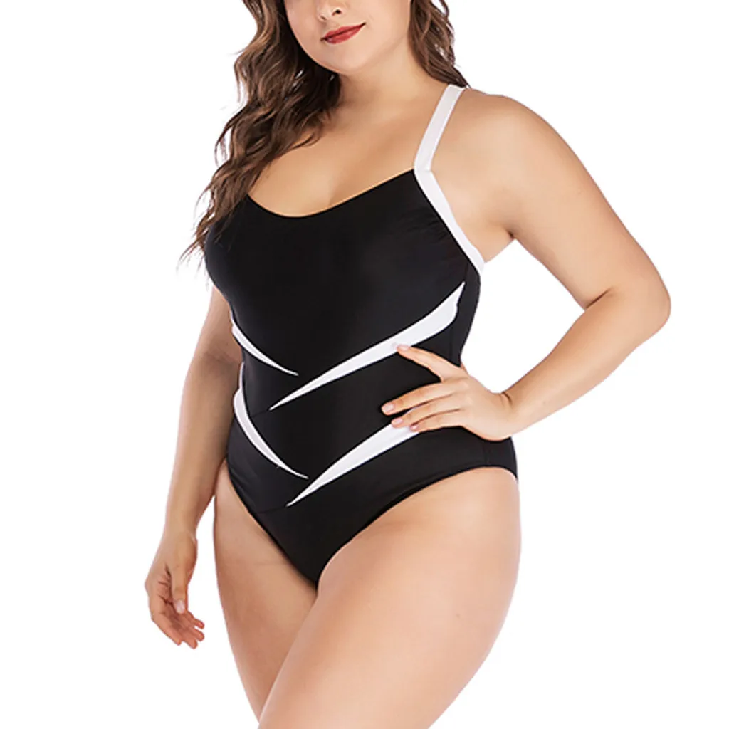 SAGACE танкини размера плюс Женский купальник пляжный бикини черный сексуальный