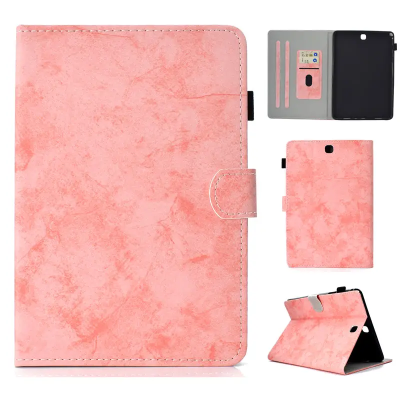 SM-T555 чехол для samsung Galaxy Tab A 9,7 SM-T550 T550 T555 P550 P555 Smart Cover Funda, защитная Подставка для планшета+ пленка+ ручка