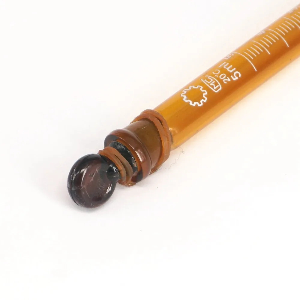 Лабораторная пробирка из коричневого стекла 5 мл круглая трубка с пробкой|glass