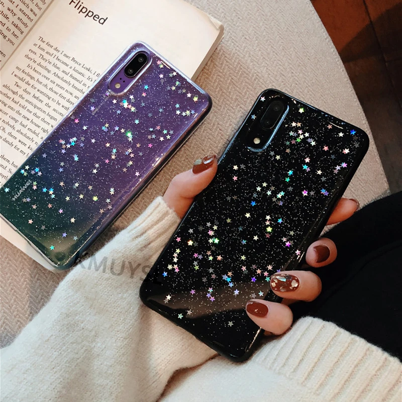 Роскошный Блестящий Мягкий чехол для Huawei Mate 20 10 Lite P20 Pro P8 P9 P10 Plus P Smart Nova 3 3i Honor 8X 7A 7C 9 10 Lite чехол