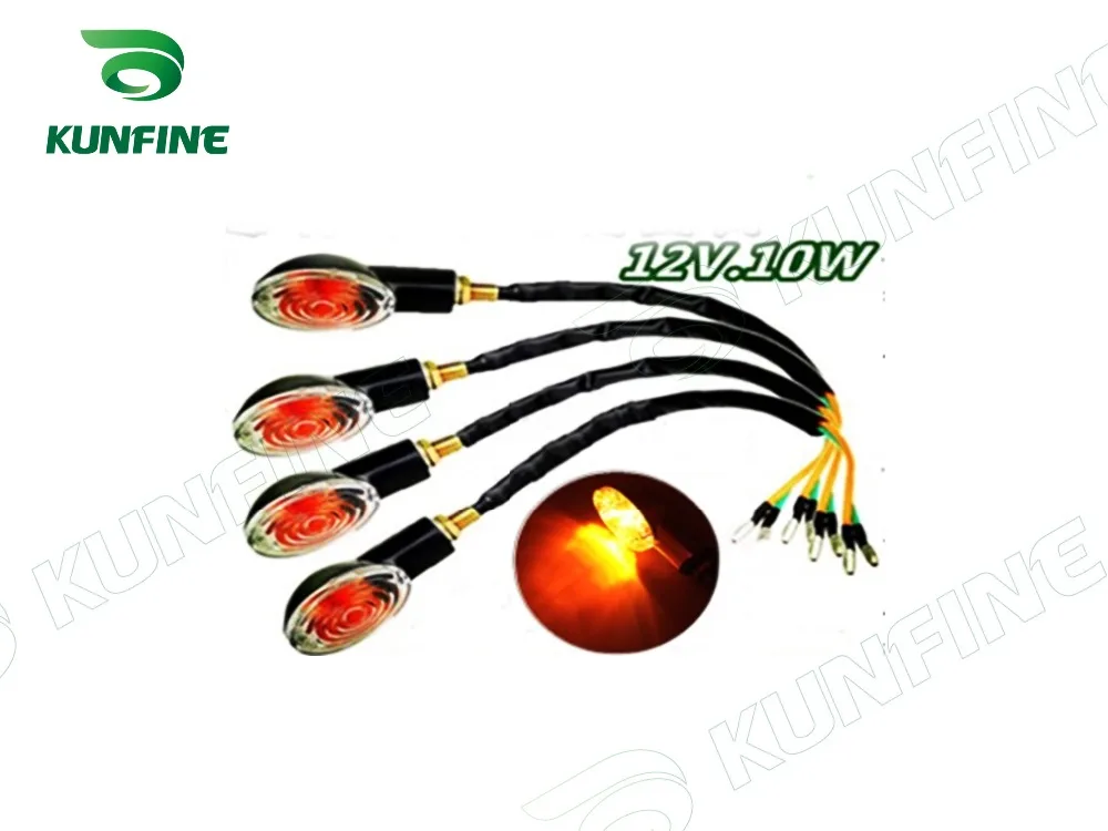 KUNFINE 12V Универсальный мини мотоцикл указатели поворота индикатор направления