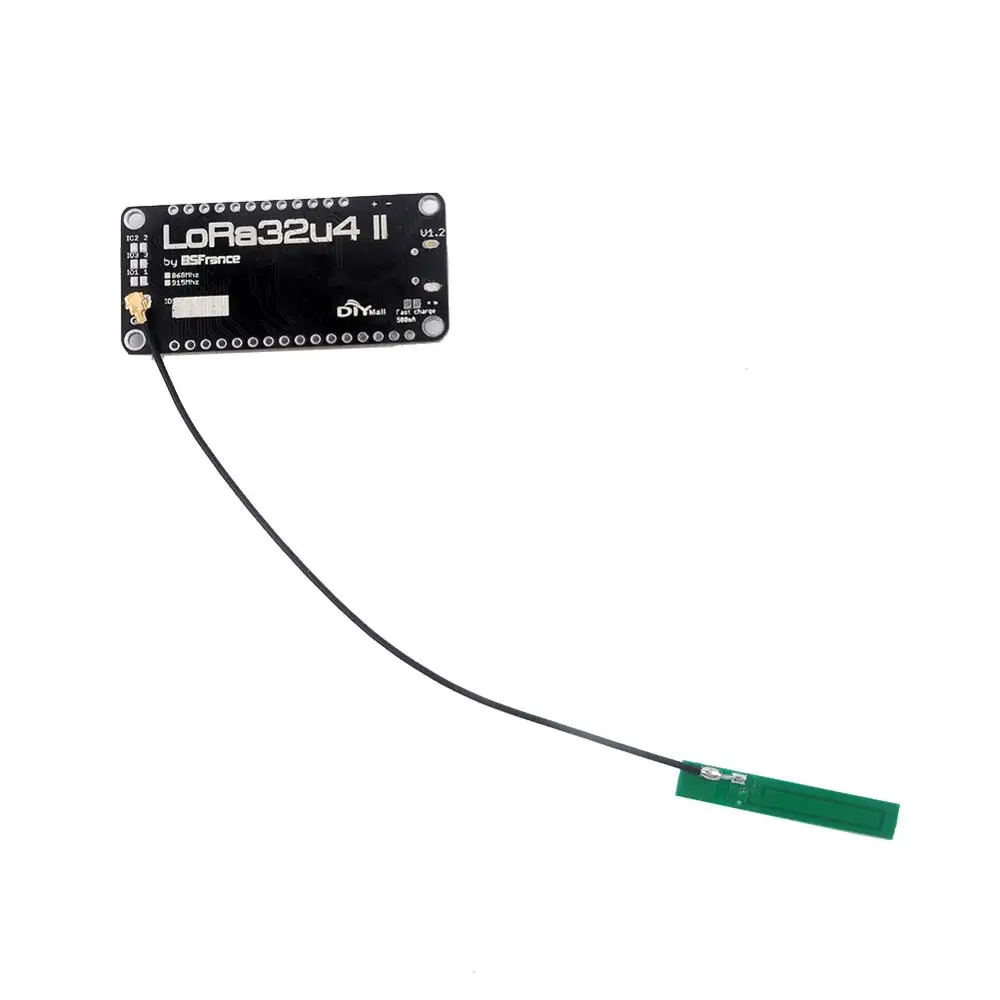 DIYmall LoRa32u4 II Lora Development Board Module LiPo Atmega328 SX1276 HPD13 868 MHz with Antenna | Электроника