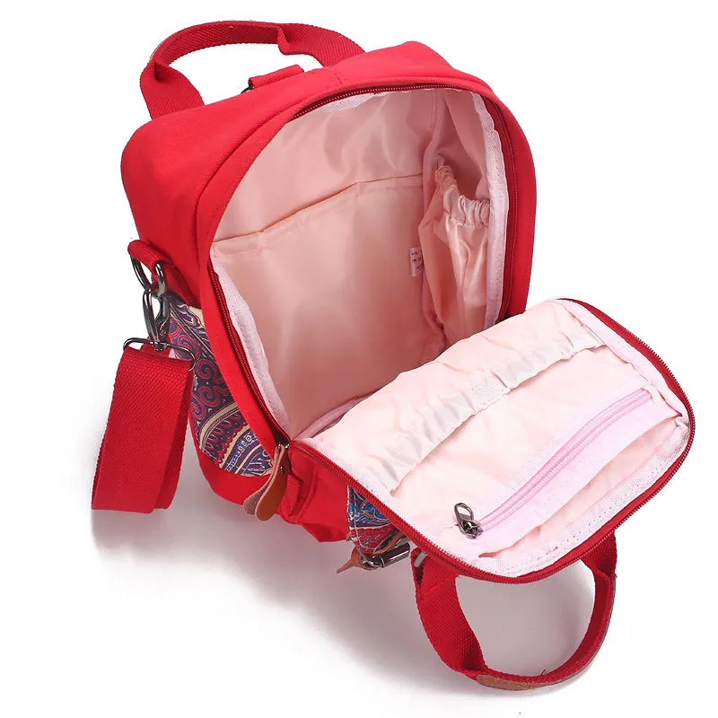 Сумка тоут для мам с защитой от кражи модный рюкзак национальным принтом сумочка