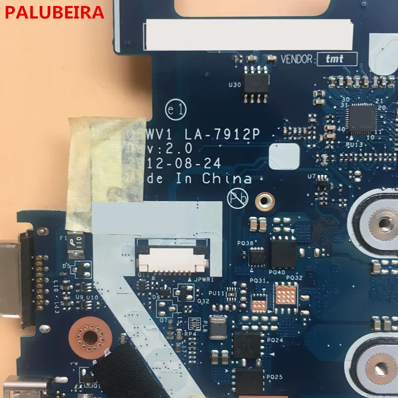Материнская плата для ноутбука ACER aspire E1 531 Q5WV1 LA 7912P HM70 SLJNV REV: 2 0 rev1.0 DDR3 полностью