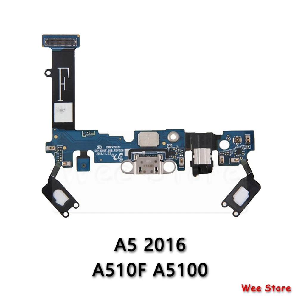 Для Samsung Galaxy A3 A5 A7 2015 2016 A310f A510f A710f оригинальный USB порт для зарядки печатная плата