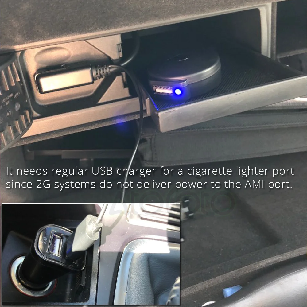 Bluetooth AUX кабель для приемника AtoCoto с USB адаптером VW Audi A4 A5 A6 Q5 Q7 Before 2009 аудио медиа