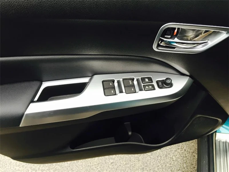 Для 2015 2016 LHD Suzuki Vitara эскудо ABS хромированный интерьер подлокотник кнопка