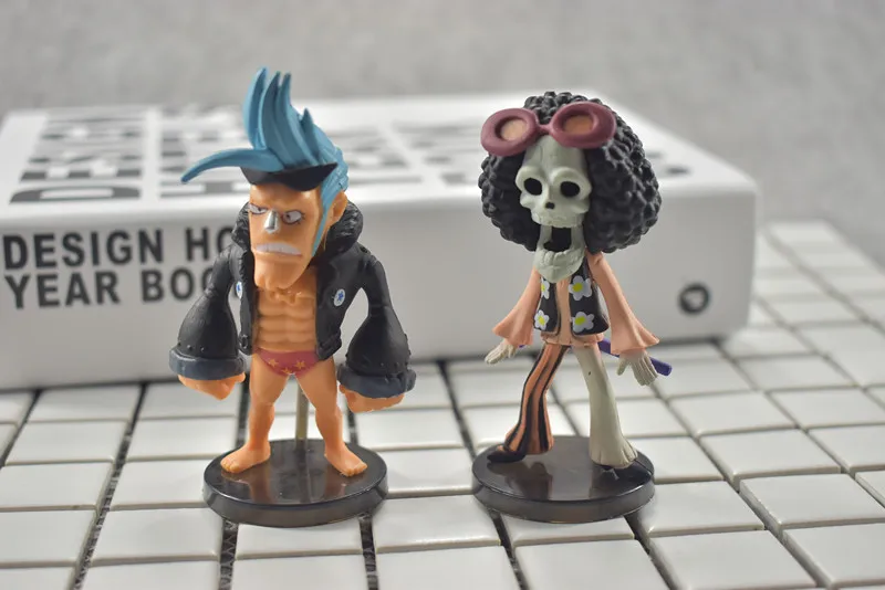 6 шт./партия One Piece 2022 аниме экшн-фигурка Franky luffy Gear Fight Классическая коллекция ПВХ