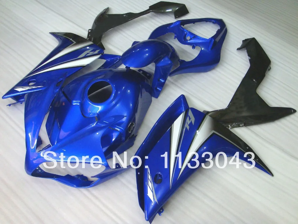 

Injection moldPre_drilled blue fairing kit for 07 08 YZFR1 YZF-R1 YZF1000 R1 07 08 YZFR1 2007 2008 #88TJJ fairing