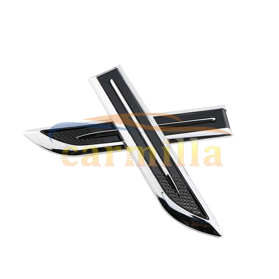 

ABS Trim Cover Light Side Emblem Decoration Trim Sticker for Skoda Octavia Fabia Superb Mazda CX-5 Mitsubishi Outlander Pajero