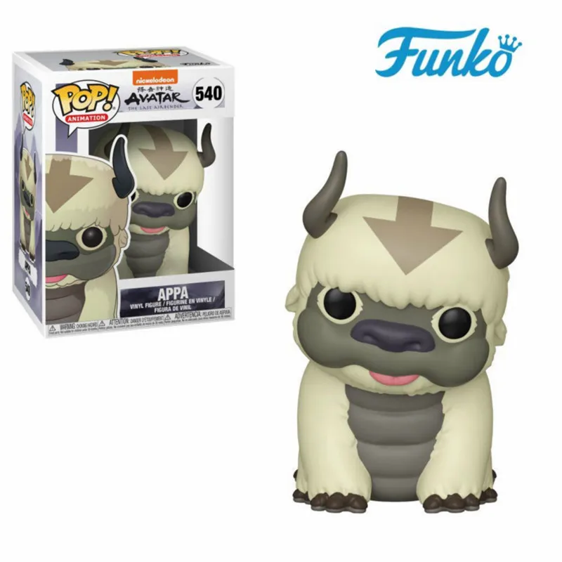 Funko Pop Avatar: последняя модель Airbender #540 виниловая кукла Appa фигурки коллекция игрушек
