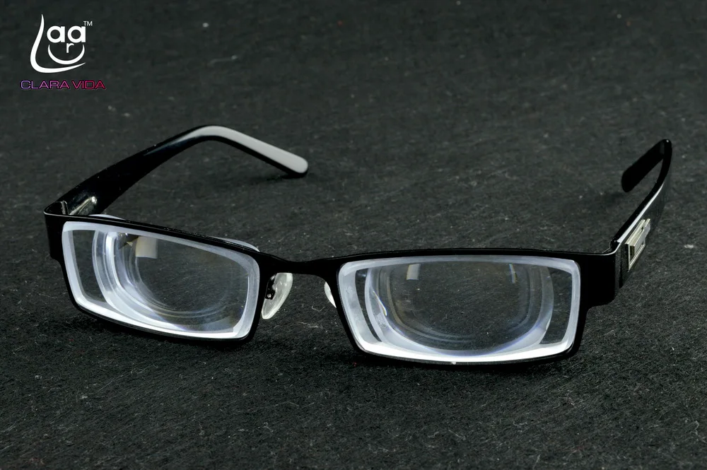 Glasses Men Limit!! Clara Vida Standard Men Masculine Goc High Myopic Myodisc Myopia Glasses With 1.56 Index Lenses -15d Pd64