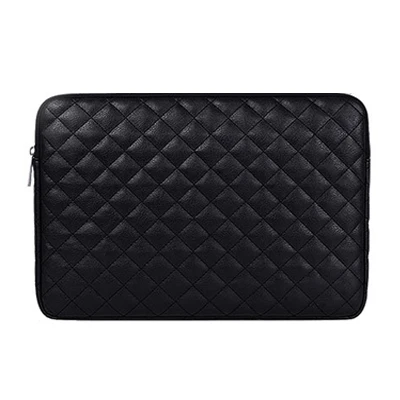Liner black Из искусственной кожи Сумочка лайнер рукав ноутбук сумка 15,6 14 для Macbook Air 13 случай Pro retina 11 12 15 для Xiaomi Mi 13,3 переносная крышка - Цвет: Liner black