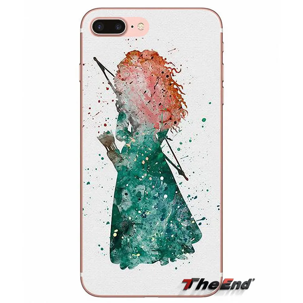 Чехол для iPhone X 4 4S 5 5S 5C SE 6 6S 7 8 Plus Samsung Galaxy J1 J3 J5 J7 A3 A5 2016 2017 Brave Princess Movie Merida Archer|case plus|for