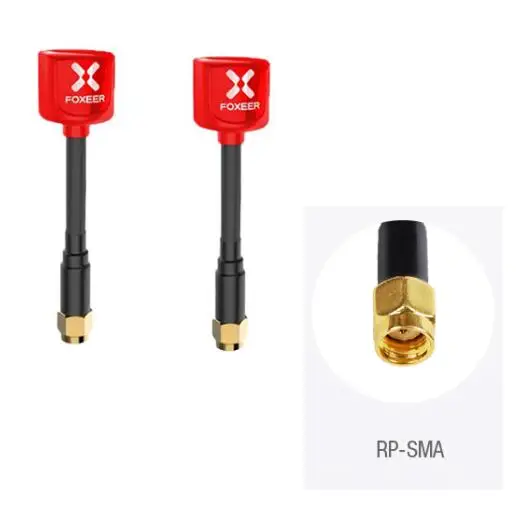 Foxeer 5,8 Г 3dBi TX RX RHCP круговой поляризационные Omni FPV телевизионные антенны SMA RP-SMA гриб телевизионные антенны - Цвет: Red RP-SMA