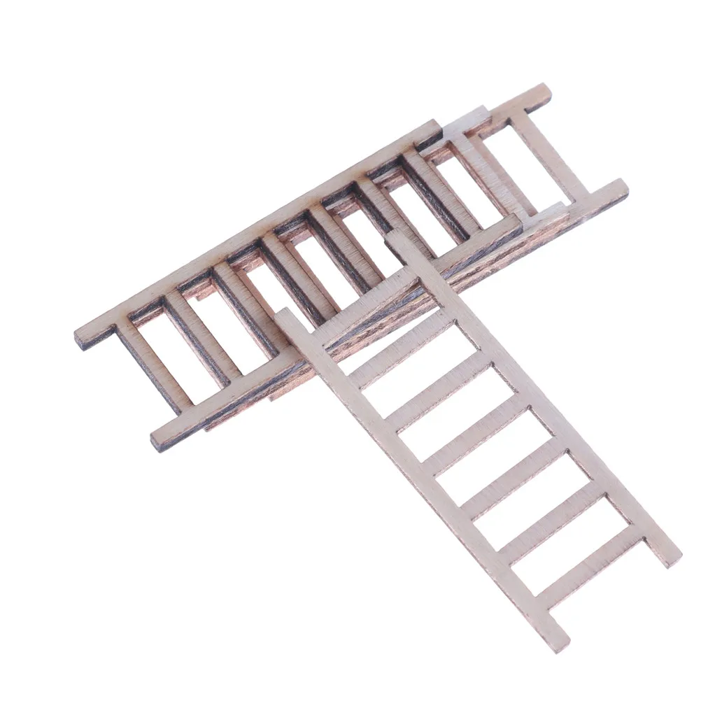 4 шт. 2*6 см кукольный домик миниатюрная деревянная лестница мебельные инструменты