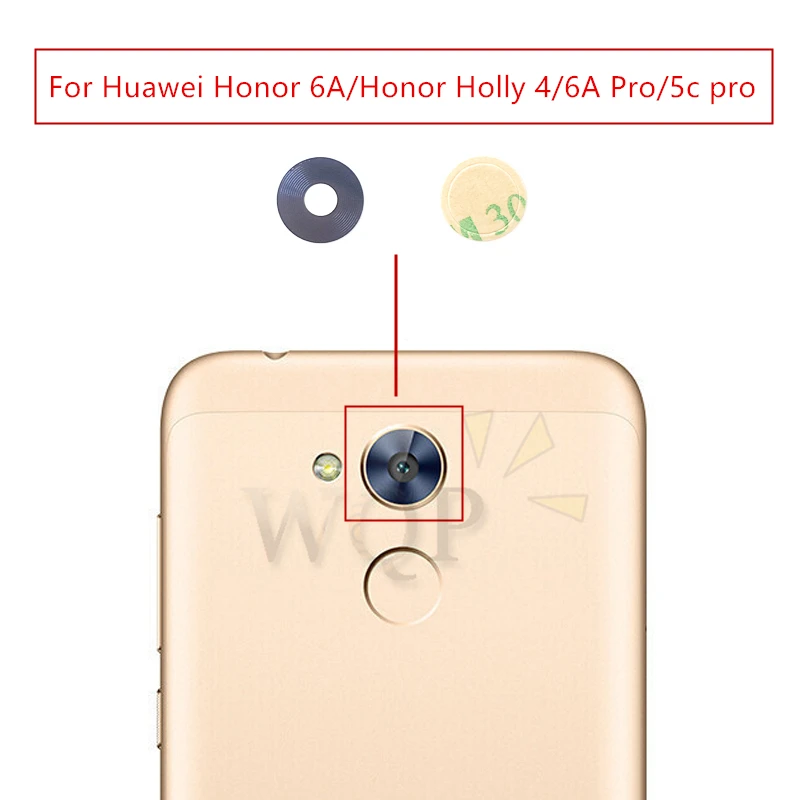 Стеклянный объектив для камеры Huawei Honor 6A Pro Задняя стеклянная линза замена ремонт