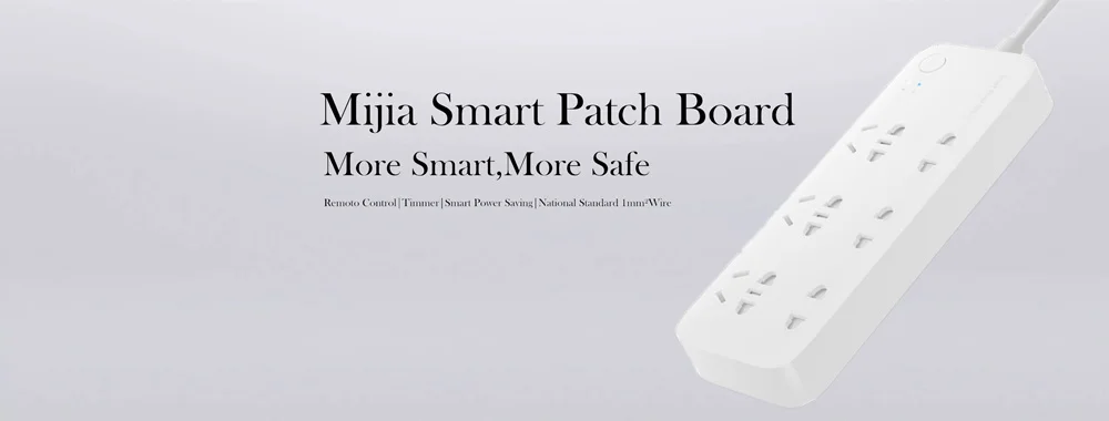 Xiaomi Mi умный дом, электрическая розетка, Wi-Fi приложение, беспроводной пульт дистанционного управления, 3/5 портов, 3 usb-розетки