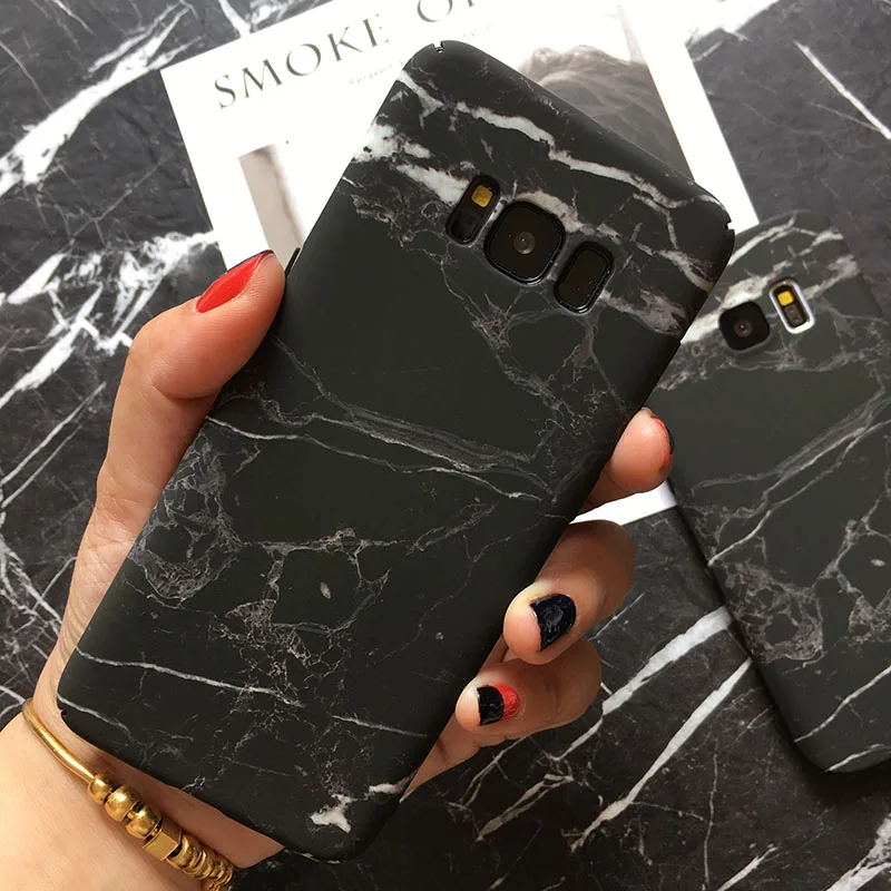 CAPAME For Samsung Galaxy S8 S7 Edge Case Luxury Marble Protective Phone Cases Plus Note 8 Cover |
